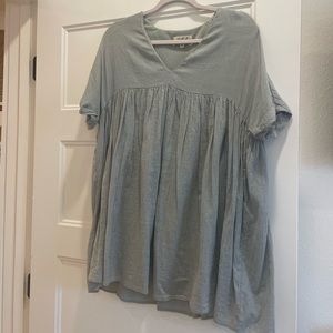 Listicle light green/blue dress